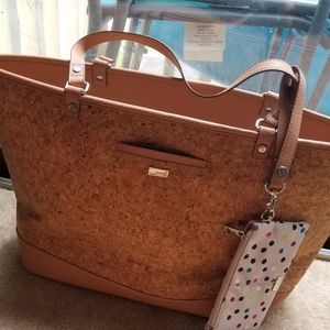 Jewell by Thirty One Gold Cork Tote